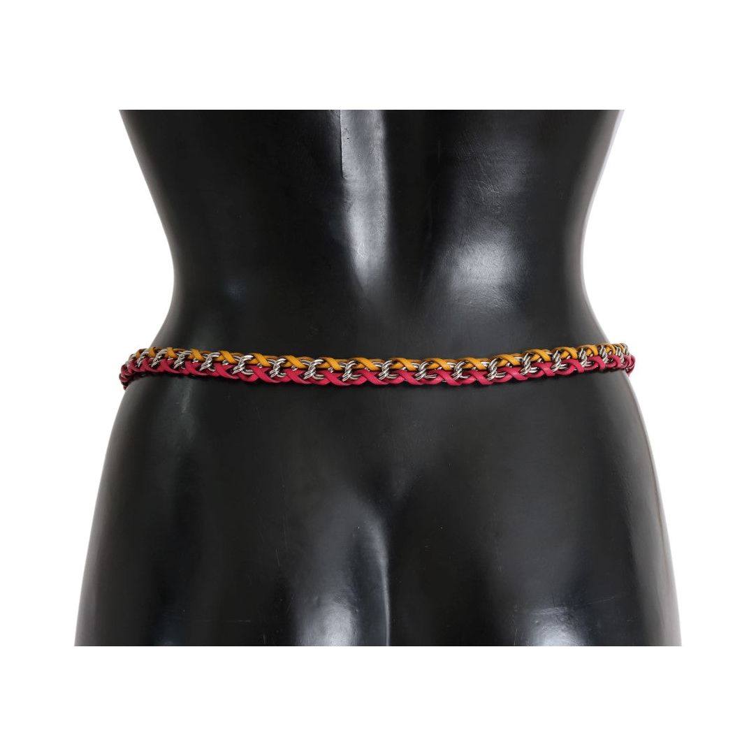 Elegant Multicolor Crystal-Embellished Belt