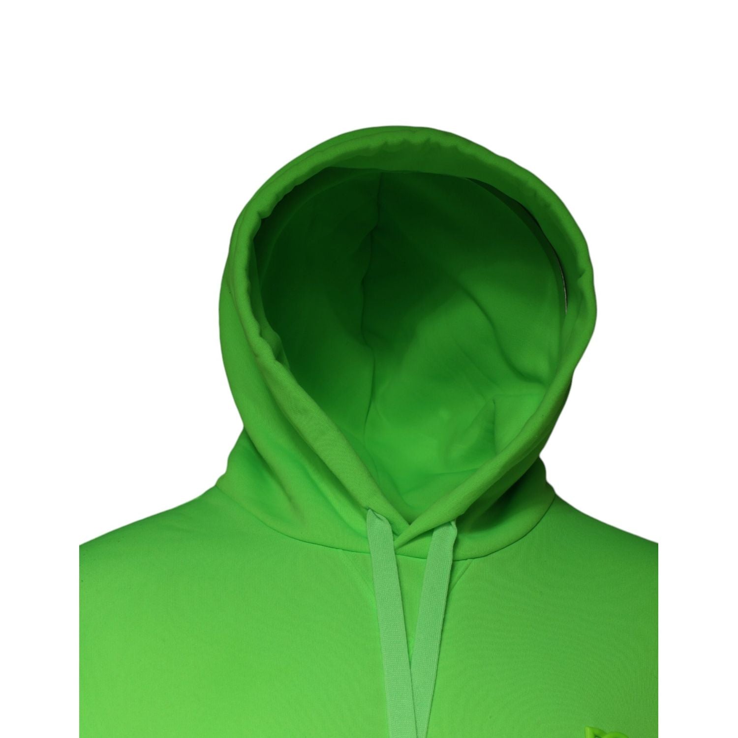 Dolce & Gabbana Green Logo Hooded Pullover Sweatshirt Sweater
