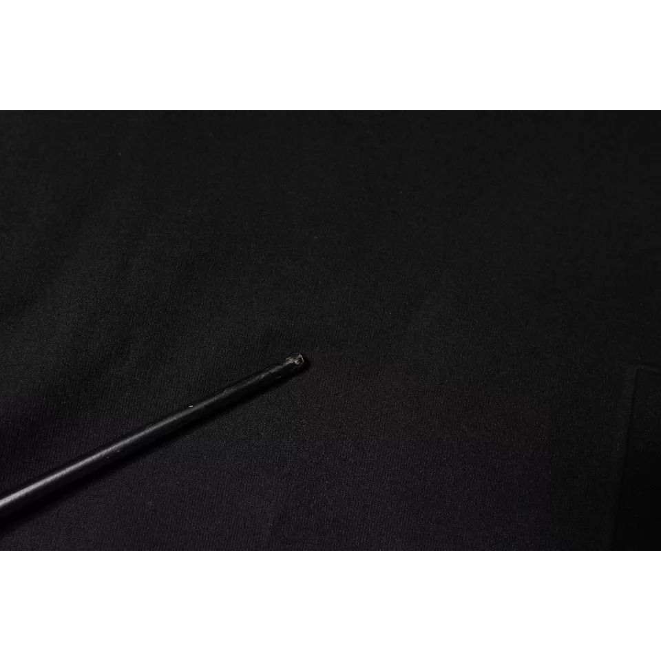 Dolce & Gabbana Black Camouflage Hooded Sweatshirt Sweater