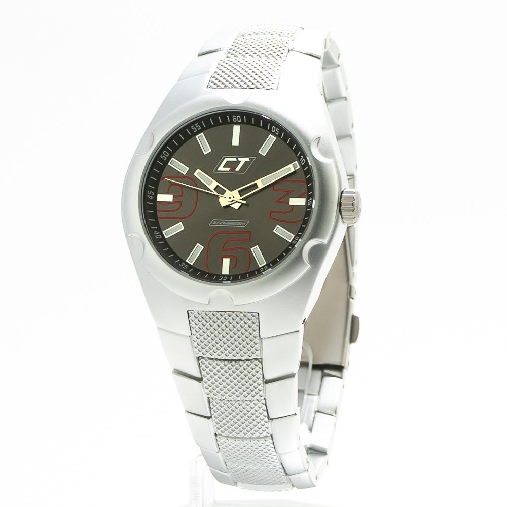 Chronotech Gray Aluminum Dress Watch