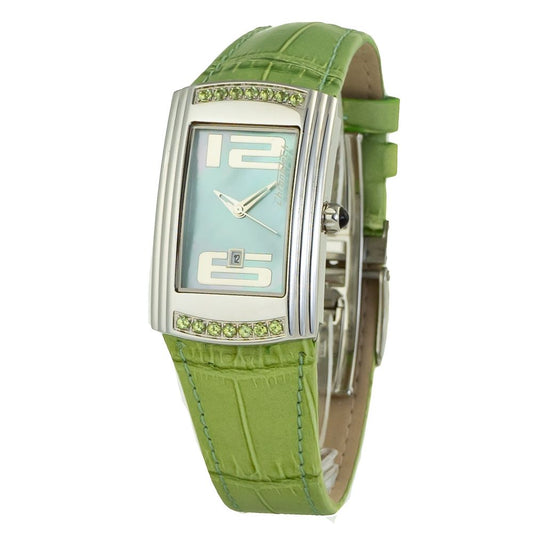 Chronotech Bicolor Leather Dress Watch