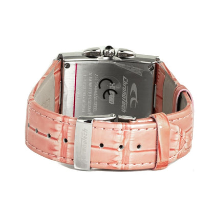 Chronotech Multicolor Leather Dress Watch