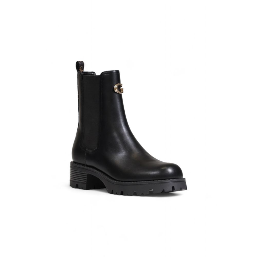 Guess Black Polyethylene Ankle Boots Guess