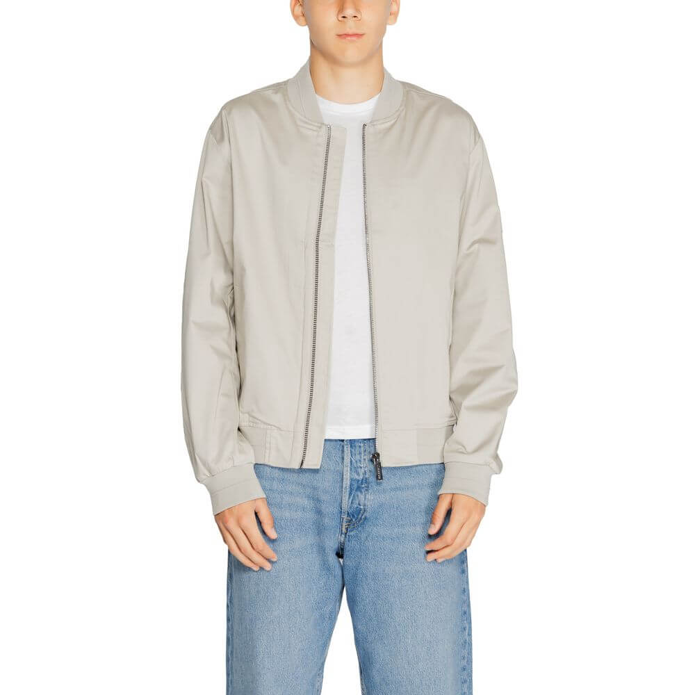 Calvin Klein Gray Organic Cotton Bomber