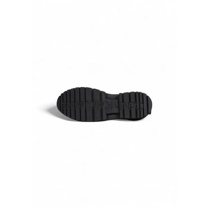 Calvin Klein Jeans Black Suede Leather Oxfords And Derbies