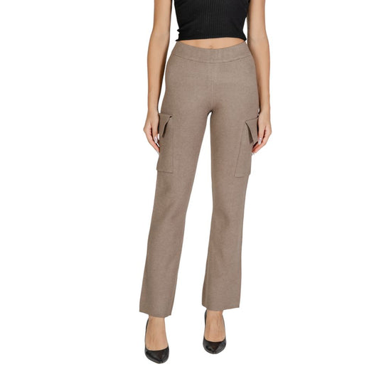 Vila Clothes Beige Viscose Cargo Pants 1728,71956299936,Beige,Cargo Pants - Pants - Clothing,Clothing,IT40|S,IT44|L,New with tags,Pants - Clothing,Vila Clothes,Women