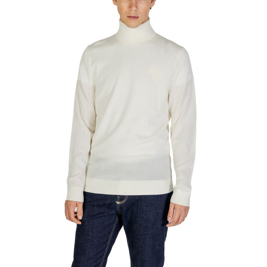 Calvin Klein Jeans Cream Wool Turtleneck 1728,71956299936,Calvin Klein Jeans,Clothing,Cream,IT48 | L,IT52 | XL,Men,New with tags,Sweaters - Clothing,Turtlenecks - Sweaters - Clothing