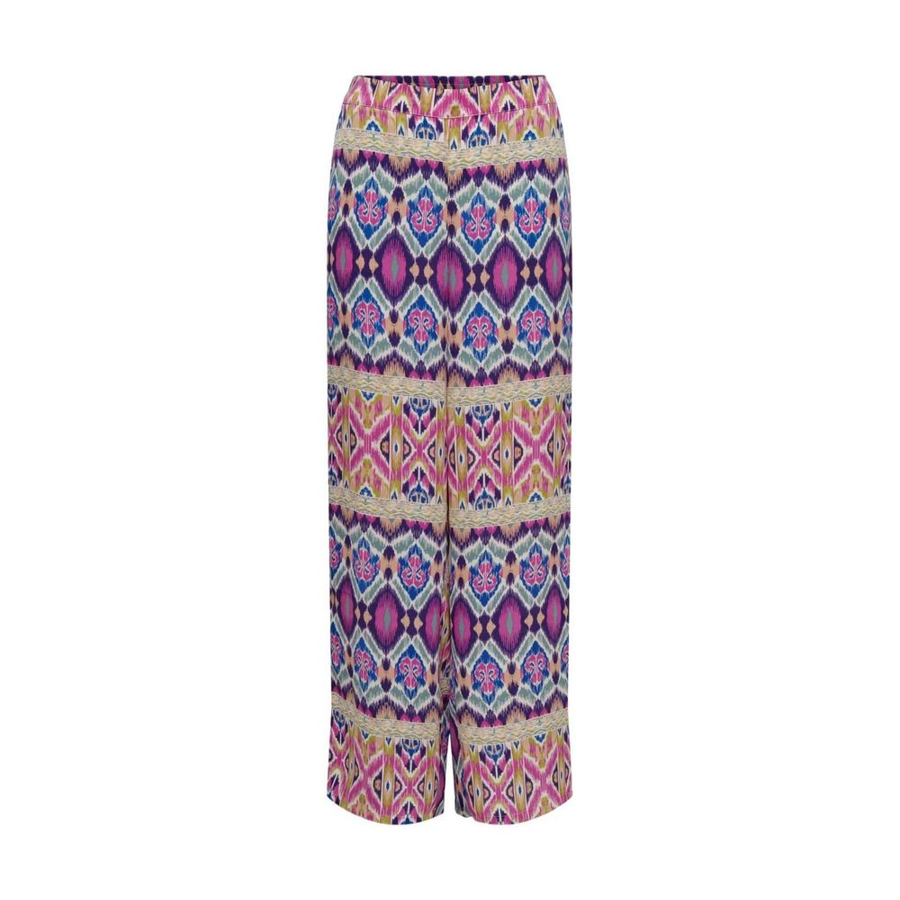 Only Multicolor Recycled Polyester Casual Pants 1728,71956299936,Casual Pants - Pants - Clothing,Clothing,IT44|L,Multicolor,New with tags,Only,Pants - Clothing,Women