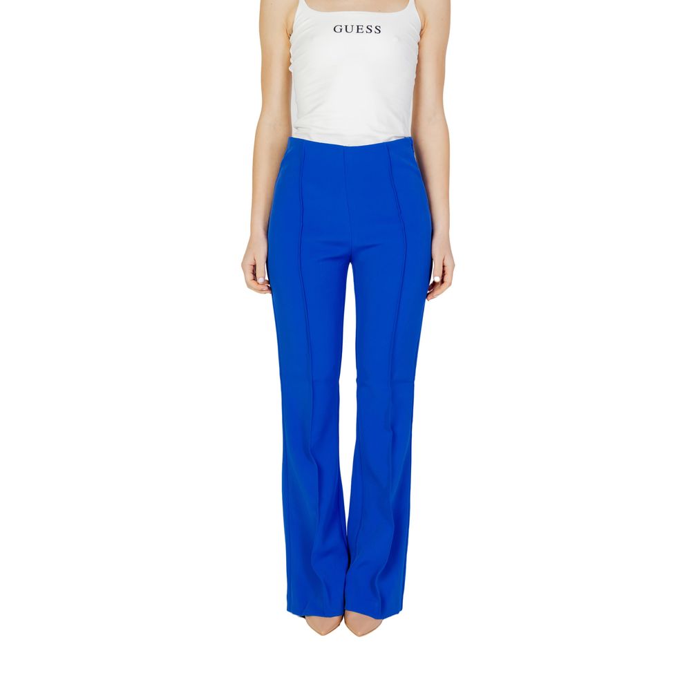 Only Blue Recycled Polyester Flared Pants 1728,71956299936,Blue,Clothing,Flared Pants - Pants - Clothing,New with tags,Only,Pants - Clothing,W40 | L32,Women