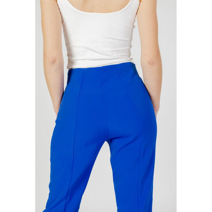 Only Blue Recycled Polyester Flared Pants 1728,71956299936,Blue,Clothing,Flared Pants - Pants - Clothing,New with tags,Only,Pants - Clothing,W40 | L32,Women