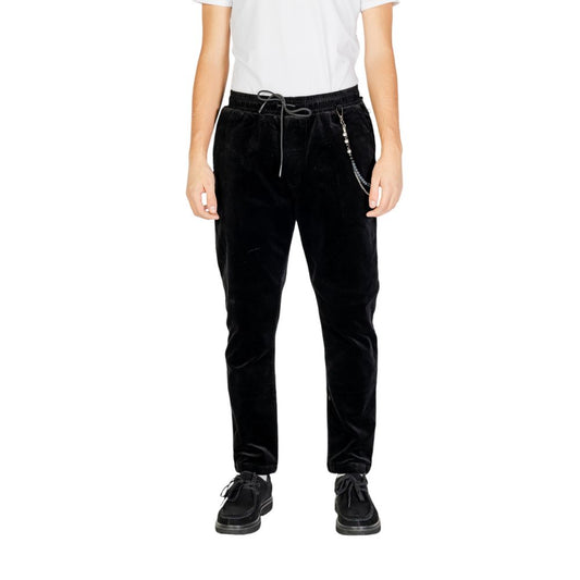 Gianni Lupo Black Cotton Casual Pants 1728,71956299936,Black,Casual Pants - Pants - Clothing,Clothing,Gianni Lupo,IT46 | S,IT52 | XL,Men,New with tags,Pants - Clothing
