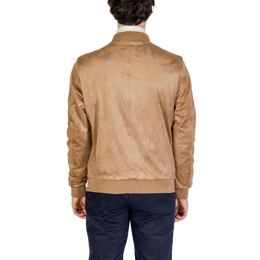 Gianni Lupo Beige Polyester Bomber 1728,71956299936,Beige,Bombers - Jackets & Coats - Clothing,Clothing,Gianni Lupo,IT46 | M,Jackets & Coats - Clothing,Men,New with tags
