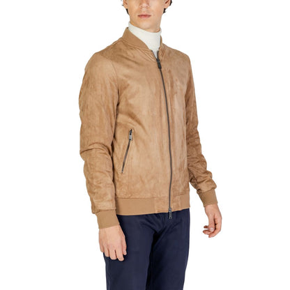 Gianni Lupo Beige Polyester Bomber 1728,71956299936,Beige,Bombers - Jackets & Coats - Clothing,Clothing,Gianni Lupo,IT46 | M,Jackets & Coats - Clothing,Men,New with tags