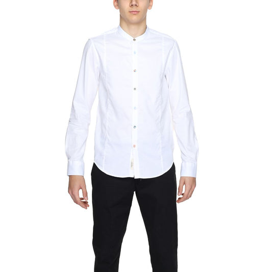 Gianni Lupo White Cotton Dress Shirt 1728,71956299936,Clothing,Dress Shirts - Shirts - Clothing,Gianni Lupo,IT44 | S,Men,New with tags,Shirts - Clothing,White