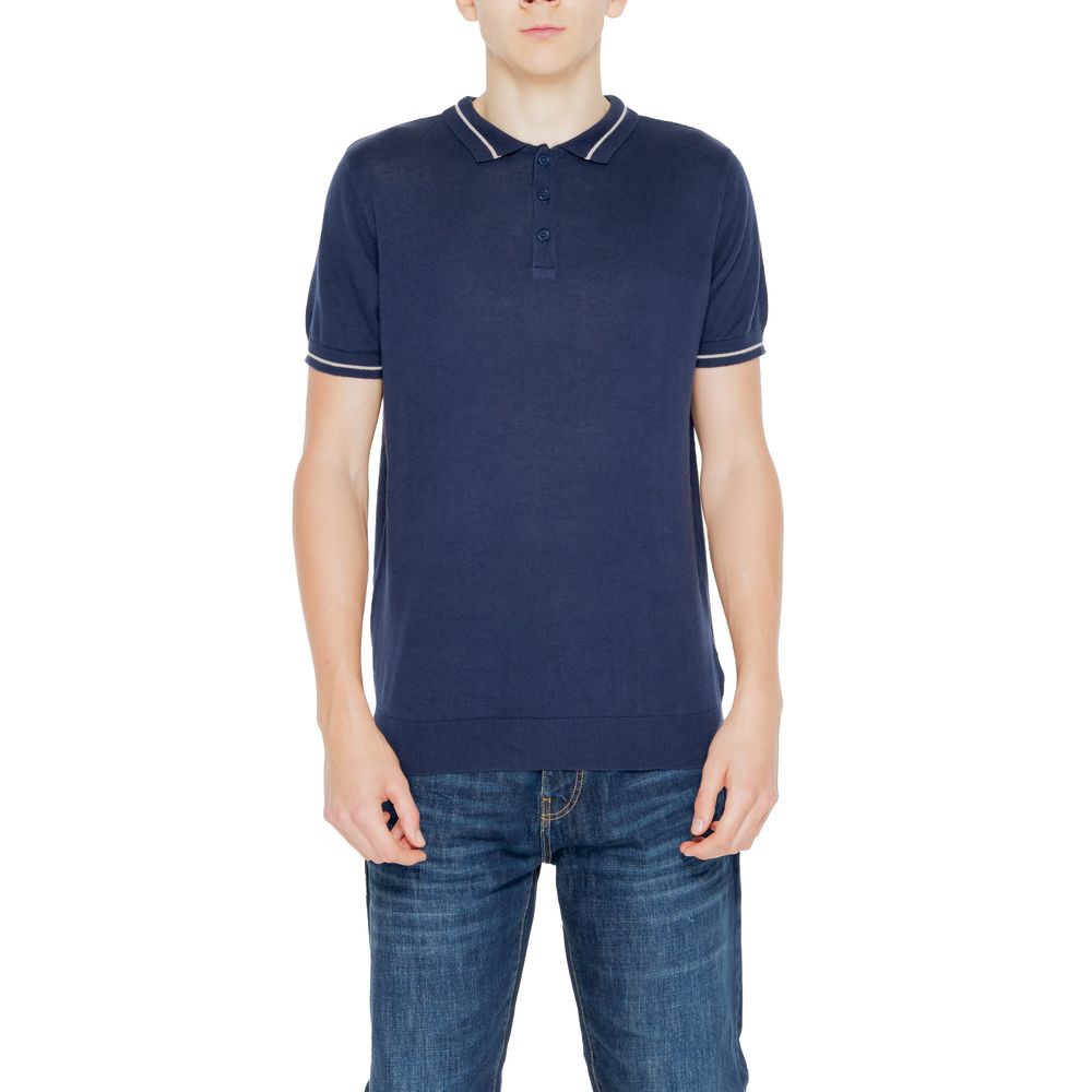 Hamaki-Ho Blue Cotton Shortsleeve Shirt 1728,71956299936,Blue,Clothing,Hamaki-Ho,IT52 | XL,Men,New with tags,Shirts - Clothing,Shortsleeve - Shirts - Clothing