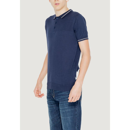 Hamaki-Ho Blue Cotton Shortsleeve Shirt 1728,71956299936,Blue,Clothing,Hamaki-Ho,IT52 | XL,Men,New with tags,Shirts - Clothing,Shortsleeve - Shirts - Clothing