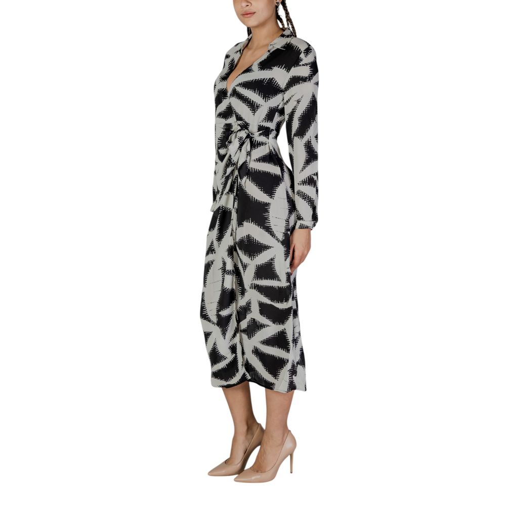 Jacqueline De Yong Black Recycled Polyester Long Dress 1728,71956299936,Black,Clothing,Dresses - Clothing,IT38|XS,IT40|S,Jacqueline De Yong,Long - Dresses - Clothing,New with tags,Women