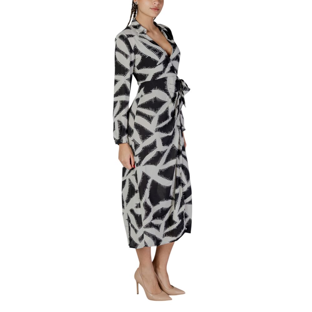 Jacqueline De Yong Black Recycled Polyester Long Dress 1728,71956299936,Black,Clothing,Dresses - Clothing,IT38|XS,IT40|S,Jacqueline De Yong,Long - Dresses - Clothing,New with tags,Women