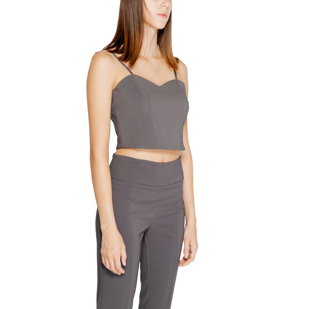 Rinascimento Gray Polyester Top 1728,71956299936,Clothing,Gray,IT40|S,New with tags,Rinascimento,Sportswear - Clothing,Tops - Sportswear - Clothing,Women