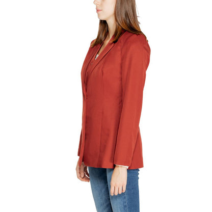 Vero Moda Red Polyester Blazer 1728,71956299936,Blazers - Suits & Blazers - Clothing,Clothing,IT38|XS,New with tags,Red,Suits & Blazers - Clothing,Vero Moda,Women