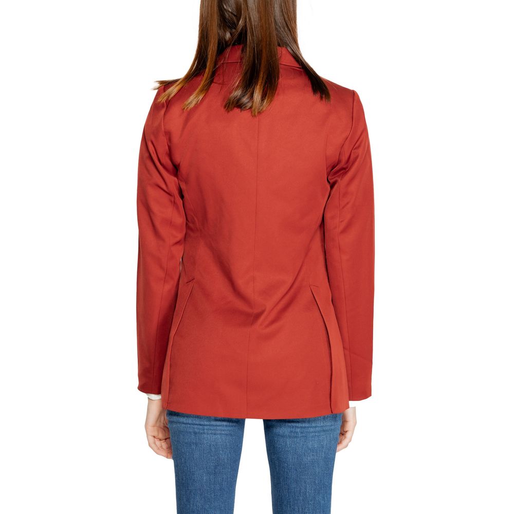Vero Moda Red Polyester Blazer 1728,71956299936,Blazers - Suits & Blazers - Clothing,Clothing,IT38|XS,New with tags,Red,Suits & Blazers - Clothing,Vero Moda,Women