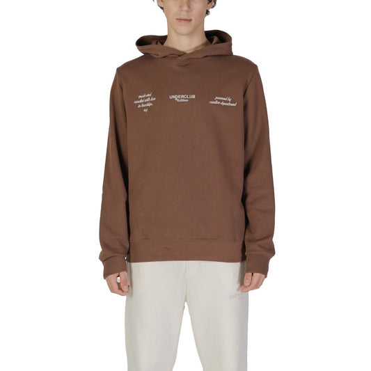 Underclub Brown Cotton Hoodie 1728,71956299936,Brown,Clothing,Hoodies - Sweaters - Clothing,IT46 | M,Men,New with tags,Sweaters - Clothing,Underclub
