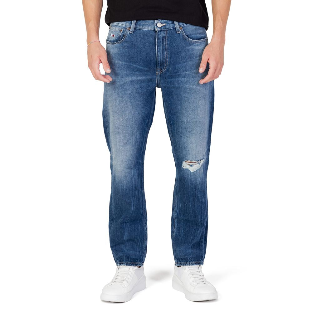 Tommy Hilfiger Jeans Blue Cotton Slim Fit Jeans Tommy Hilfiger Jeans