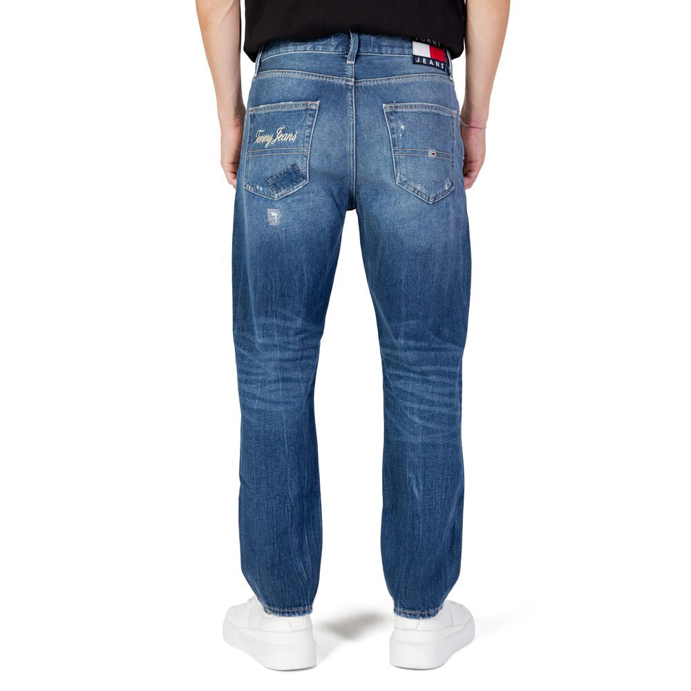 Tommy Hilfiger Jeans Blue Cotton Slim Fit Jeans Tommy Hilfiger Jeans