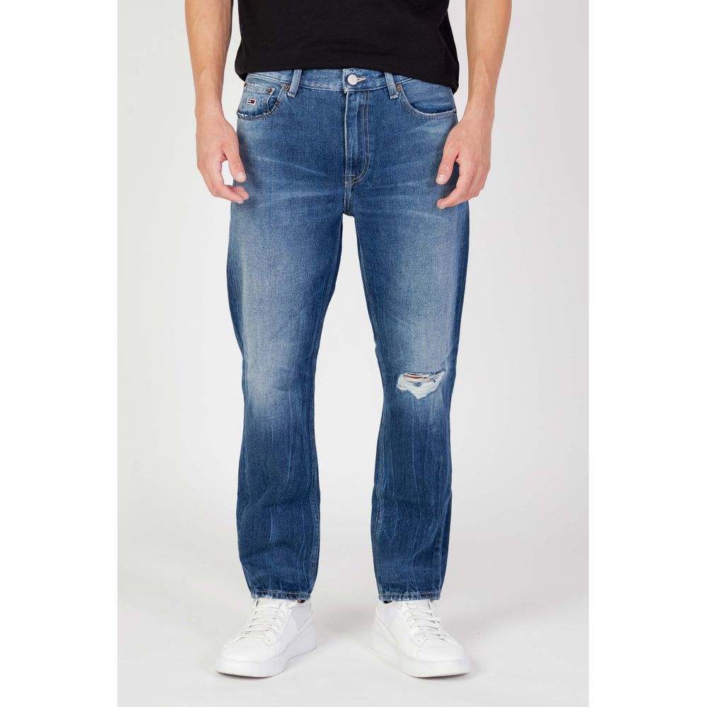 Tommy Hilfiger Jeans Blue Cotton Slim Fit Jeans Tommy Hilfiger Jeans