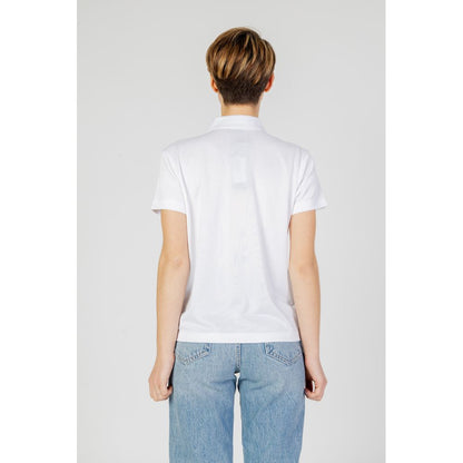 Blauer White Polyester T-Shirt 1728,71956299936,Blauer,Clothing,IT44|L,New with tags,T-Shirts - Clothing,T-Shirts - T-Shirts - Clothing,White,Women