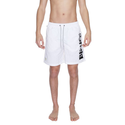 Blauer White Polyamide Swim Shorts 1728,71956299936,Blauer,Clothing,IT44 | S,IT48 | L,Men,New with tags,Swim Shorts - Swimwear - Clothing,Swimwear - Clothing,White