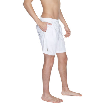 Blauer White Polyamide Swim Shorts 1728,71956299936,Blauer,Clothing,IT44 | S,IT48 | L,Men,New with tags,Swim Shorts - Swimwear - Clothing,Swimwear - Clothing,White