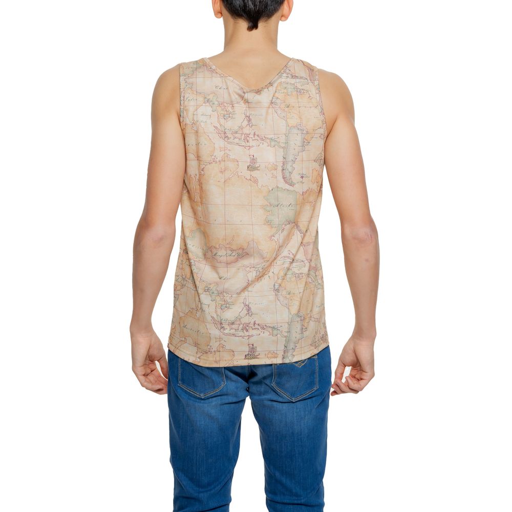 Alviero Martini Prima Classe Beige Polyester Tank Tops