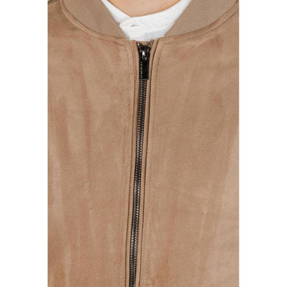 Hamaki-Ho Brown Polyester Bomber 1728,71956299936,Bombers - Jackets & Coats - Clothing,Brown,Clothing,Hamaki-Ho,IT44 | S,Jackets & Coats - Clothing,Men,New with tags