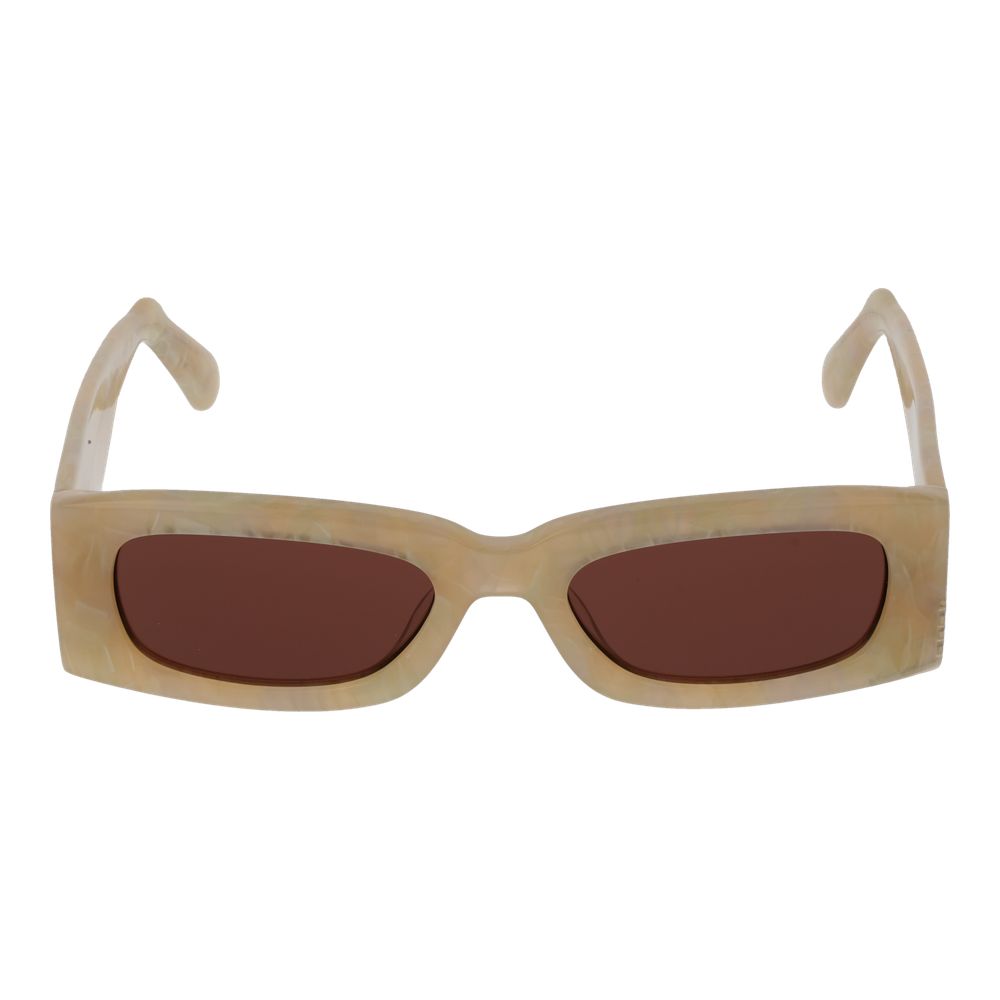 GCDS Cream Plastic Sunglasses