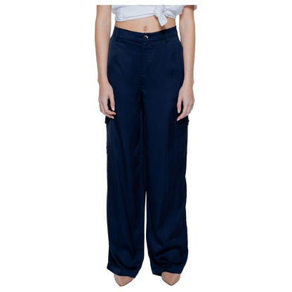 Street One Blue Viscose Pant