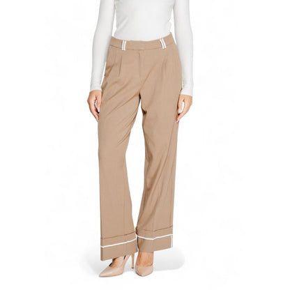 Only Brown Recycled Polyester Casual Pants 1728,71956299936,Brown,Casual Pants - Pants - Clothing,Clothing,New with tags,Only,Pants - Clothing,W42 | L32,Women