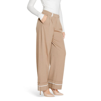 Only Brown Recycled Polyester Casual Pants 1728,71956299936,Brown,Casual Pants - Pants - Clothing,Clothing,New with tags,Only,Pants - Clothing,W42 | L32,Women