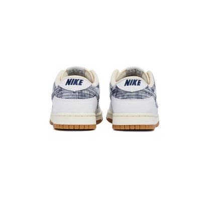 Nike Blue Leather Low Top Sneakers Nike