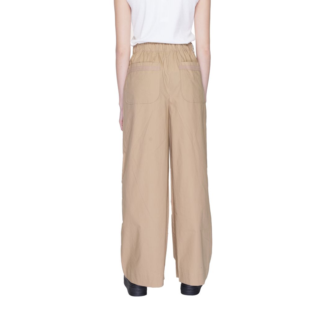 Blauer Beige Cotton Casual Pants 1728,71956299936,Beige,Blauer,Casual Pants - Pants - Clothing,Clothing,New with tags,Pants - Clothing,W26,W27,W28,W30,W32,Women