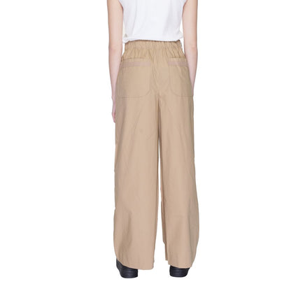 Blauer Beige Cotton Casual Pants 1728,71956299936,Beige,Blauer,Casual Pants - Pants - Clothing,Clothing,New with tags,Pants - Clothing,W26,W27,W28,W30,W32,Women
