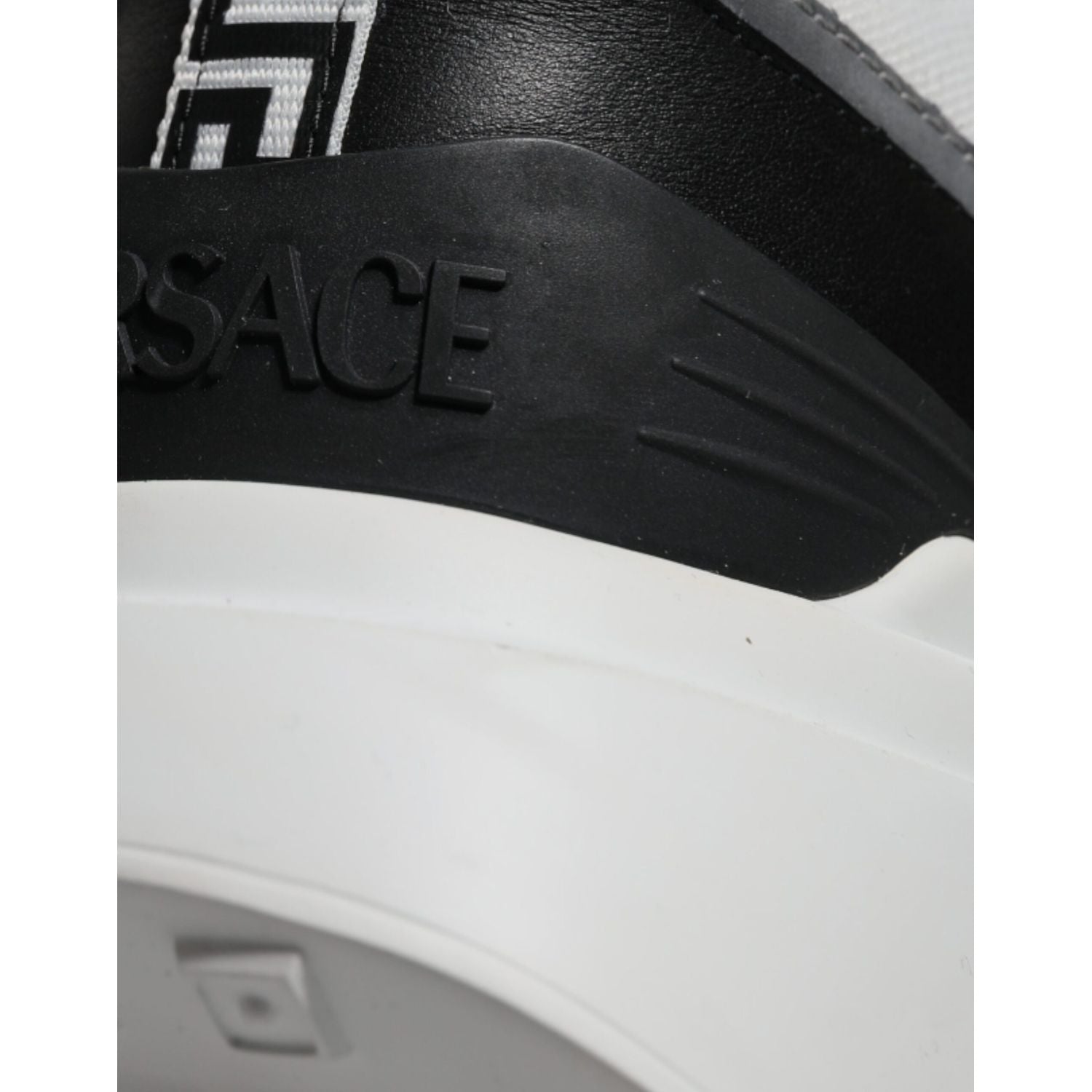 Versace Multicolor Canvas Quad Fabric Medusa Low Top Sneakers Shoes