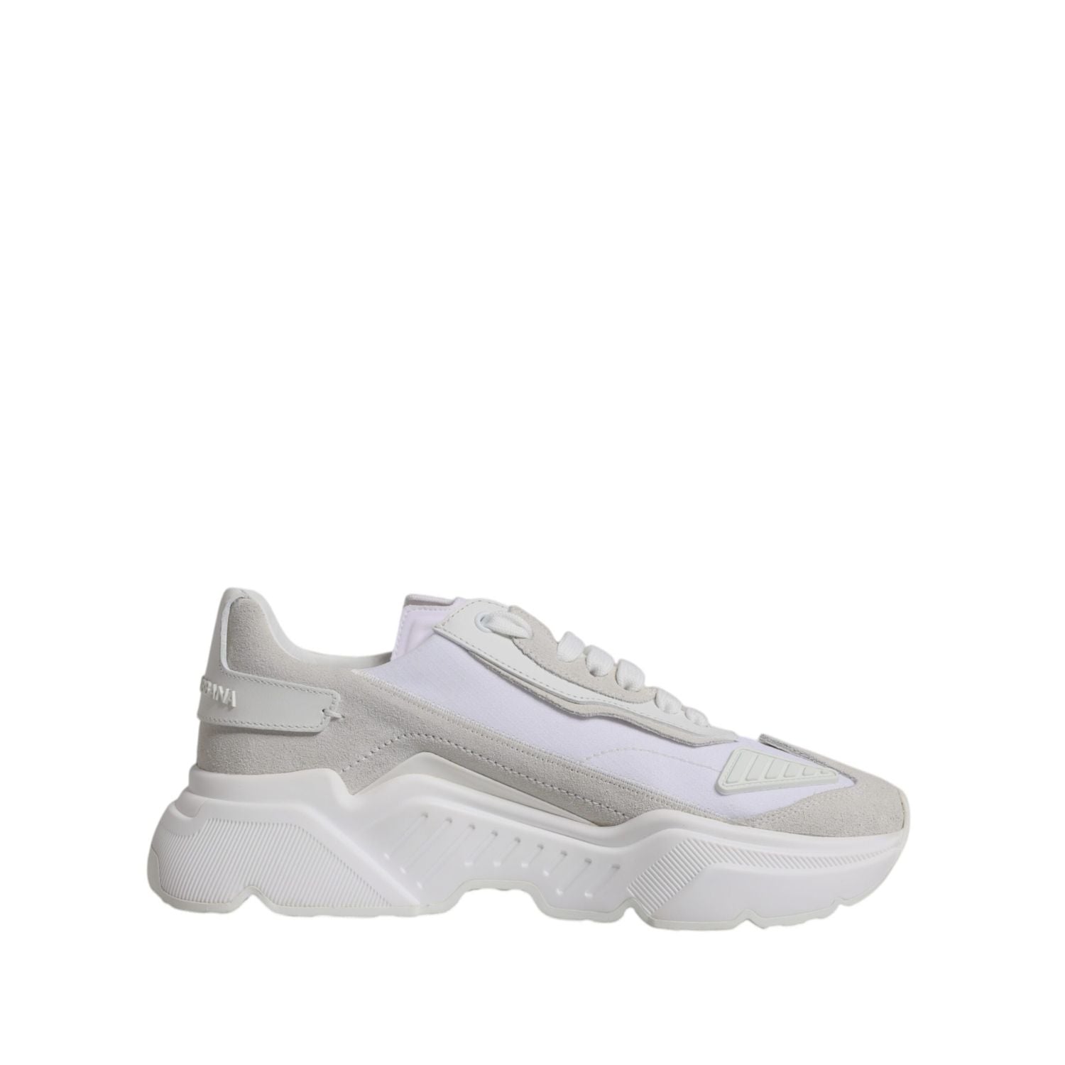 Dolce & Gabbana White Leather Daymaster Low Top Sneakers Shoes