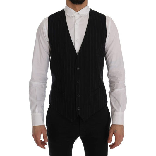 Elegant Striped Vest Waistcoat