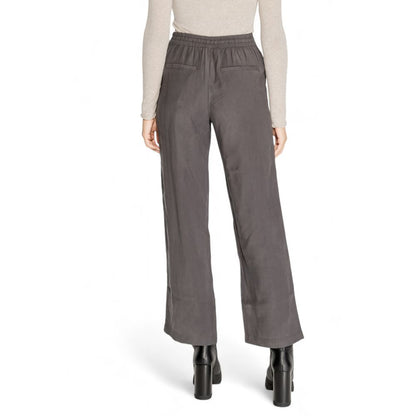 Jacqueline De Yong Gray Viscose Casual Pants Jacqueline De Yong