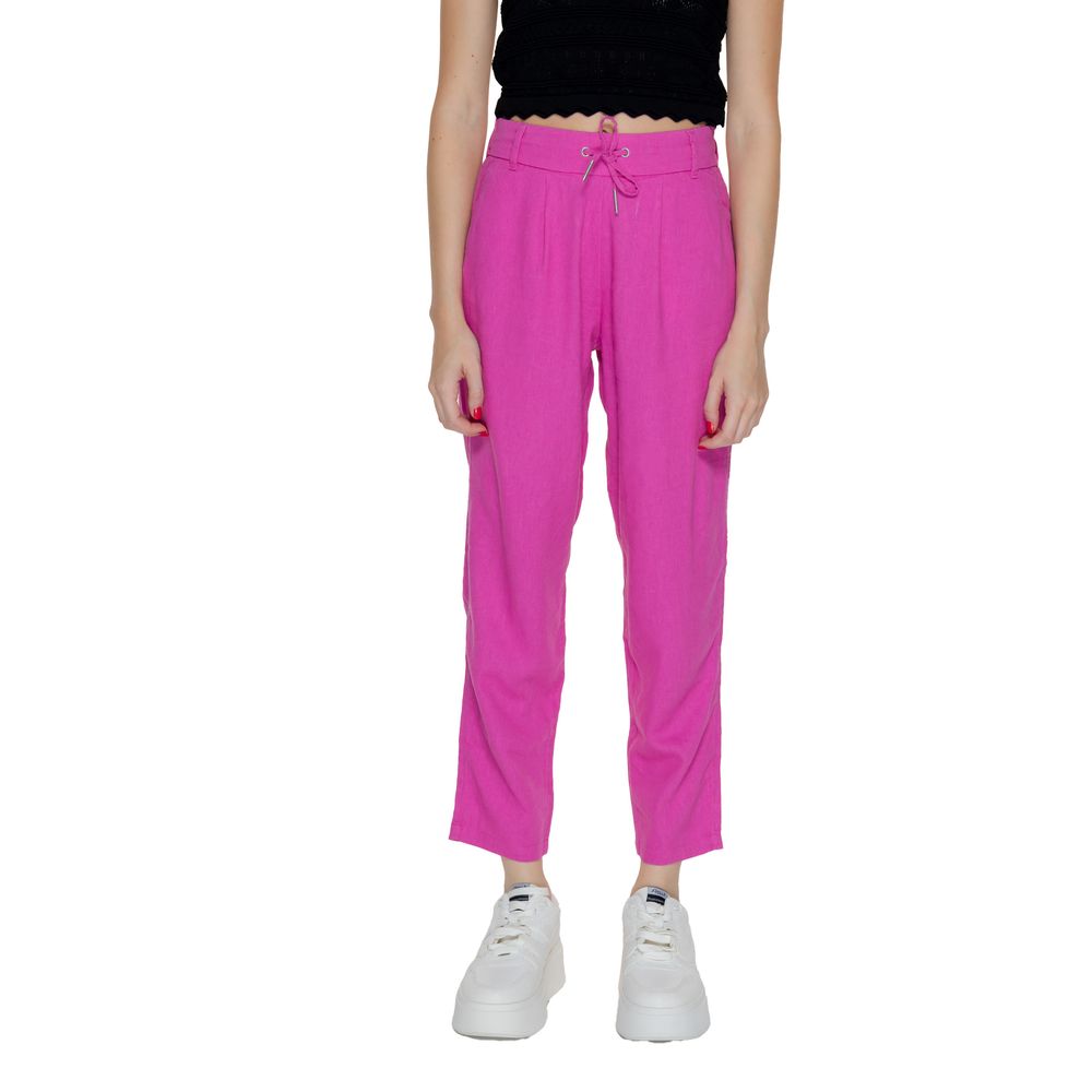 Only Multicolor Linen Casual Pants 1728,71956299936,Casual Pants - Pants - Clothing,Clothing,Jeans & Pants - Women - Clothing,M/32,Multicolor,New with tags,Only,Pants - Clothing,Women,Women - Clothing,XL/32