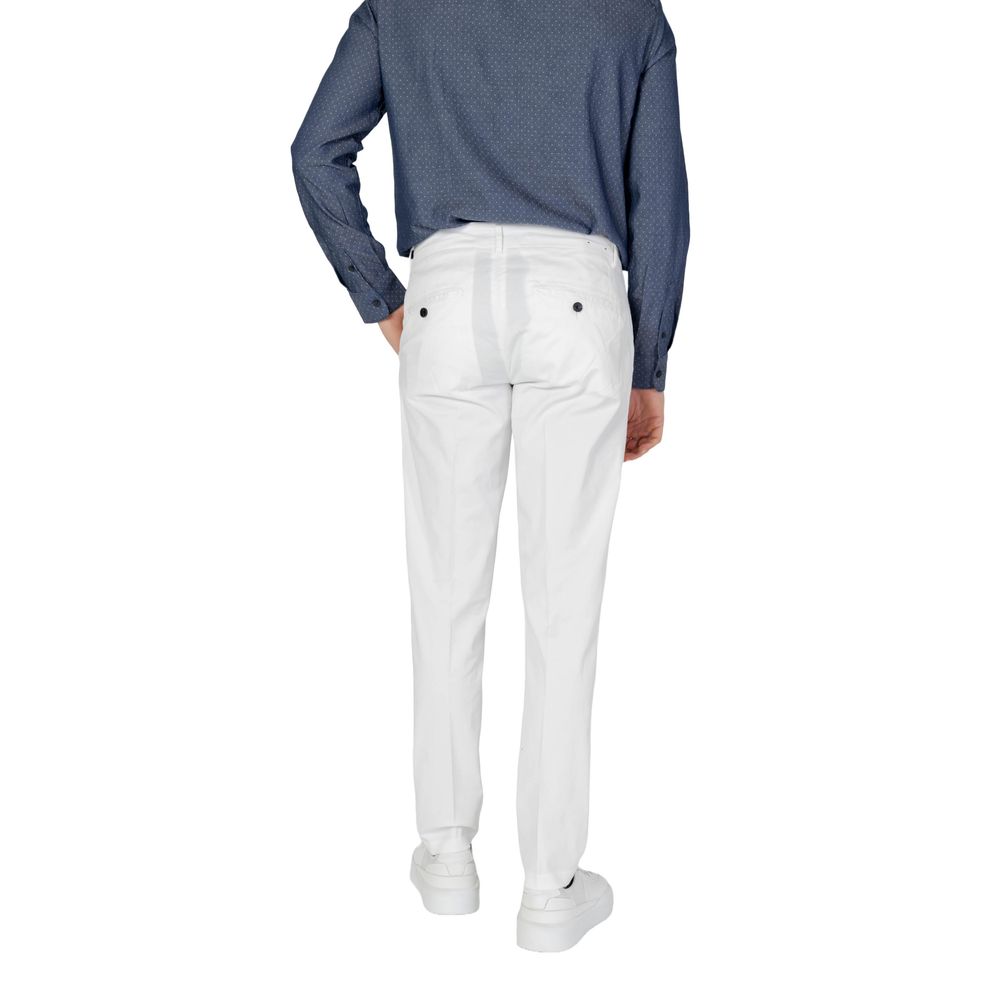 Antony Morato Cream Cotton Skinny Pants Antony Morato