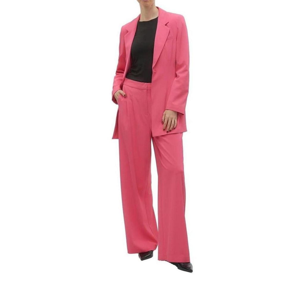 Vero Moda Pink Polyester Casual Pants 1728,36/32 (W40),36/34 (W40),38/32 (W42),38/34 (W42),71956299936,Casual Pants - Pants - Clothing,Clothing,New with tags,Pants - Clothing,Pink,Vero Moda,Women