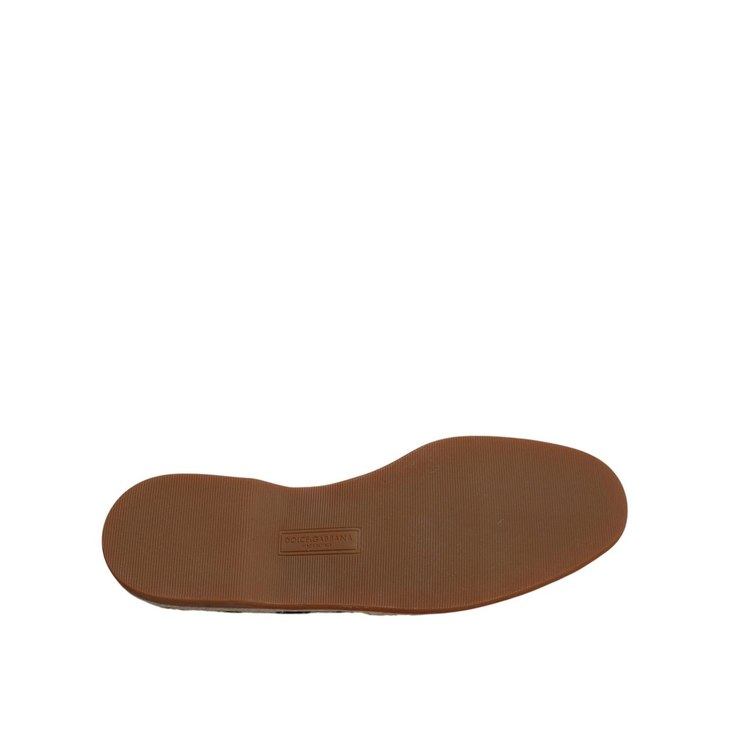 Dolce & Gabbana Black White Stripes Slip On Espadrille Shoes Dolce & Gabbana