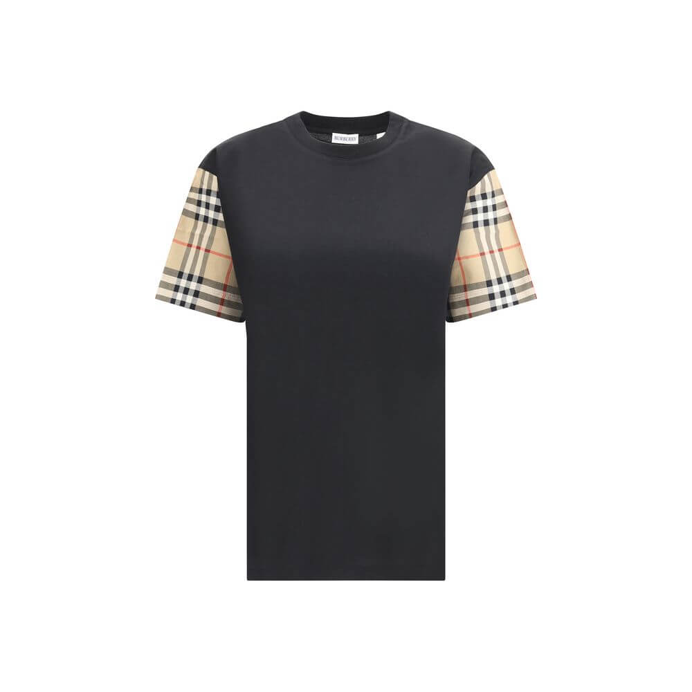Burberry Black Cotton T-Shirt